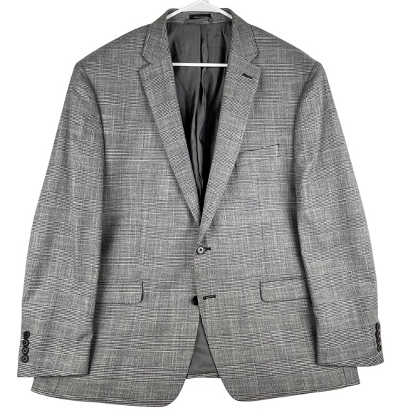 Lauren Ralph Lauren 48R Gray Glen Plaid Sport Coat Blazer Mens NWOT Classic